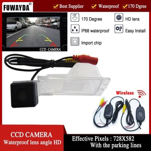2.4HGz Wireless Car Rear view camera Parking Camera Night Version170 Reverse HD CCD Camera for Ford Edge Escape Mercury Mariner