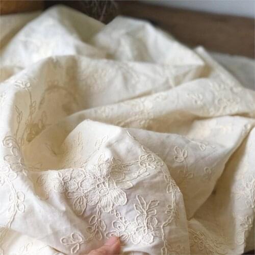 50cm * 150cm/piece,Double Strand Embroidery Cotton Cloth,Clothing,Tablecloth,Curtain,Doll,Decorative Fabric,DIY Manual Material