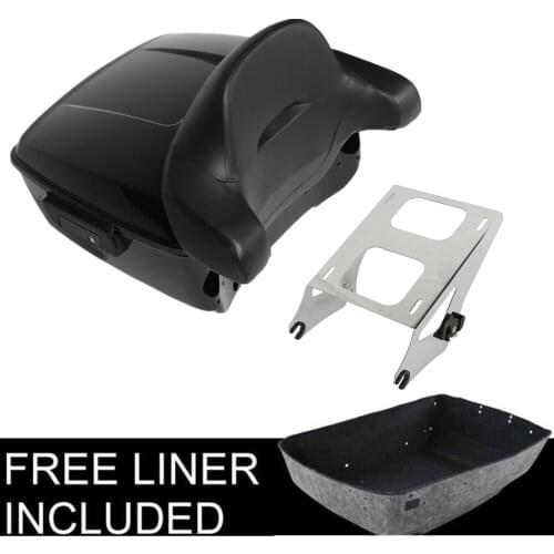 Motorcycle King Trunk Backrest Mount Rack For Harley Tour Pack Touring Road King Road Street Glide Ultra-Classic 2014-2020