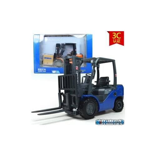 Free shipping high quality 1:20 kaidiwei brand Engineering Vehicle model Wholesale toy car similar as siku-big fork lift truck
