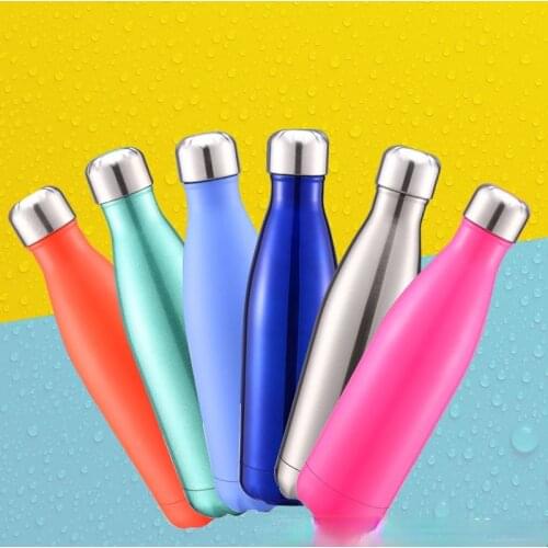 Hydroflask Water bottle thermal mugDouble wall Stainles Steel Thermos bottle keep Hot Cold Insulated Vacuum Flask for Sport