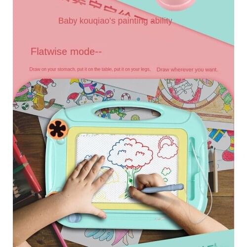 Childrens Magnetic Portable Drawing Board Table Baby Enlightenment Drawing Writing Board Colorful Drawing Graffiti Board Educat