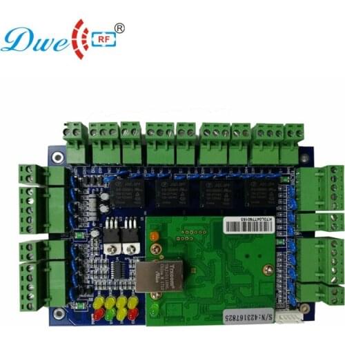 DWE CC RF access control kits tcp/ip wiegand access control board free software 4 door access controller panel