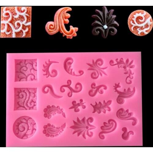 European-Style Embossed Silicone Cake Mold 15-25