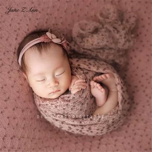 Jane Z Ann Baby photography backdrop Newborn knitting dot multi-color background cloth sutdio shooting accessories 140cm*150cm