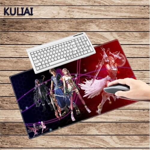 XGZ Xl Gaming Mouse Pad Gamer Anime High School Dxd Final Fantasy Office Decoration Desk Edge Control Darling In The Franxx