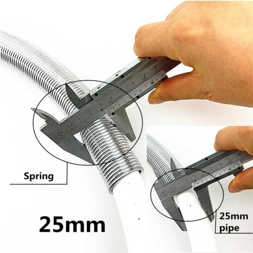 Free shipping 500mm diameter 25mm hand out-spring pvc tube bender pipe bending tool silver wire tube bending tools