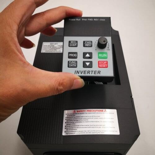 VFD 1.5KW/2.2KW/4KW Inverter XSY-AT1 Frequency Converter Single-Phase Input and 3-220V Output Motor Speed Controller