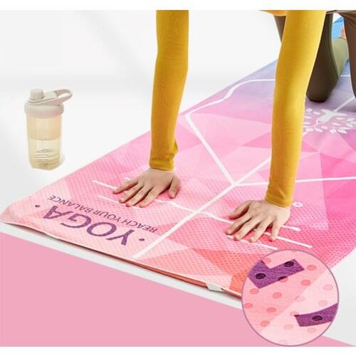 Yoga Towel Silica Gel Non-slip Yoga Mat Blankets 188*68cm / 88*85cm Pilates Mat cover Absorb Sweat Good Grip Yoga Blanket