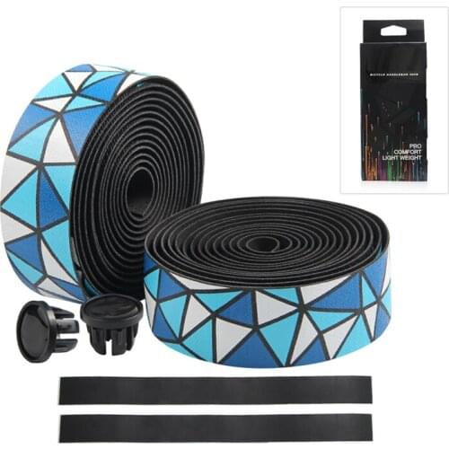 MTB Bar Tape Bicycle Handlebar Tape Kids Bike Grip Tape PU + EVA Leather Handle Wraps Fixie Accesories for Motor Bike Road Bike