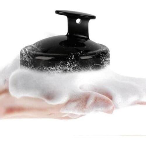 SPA Massage Silicone Brush Head Body Shampoo Scalp Comb Hair Washing Shower Brush Hairbrush