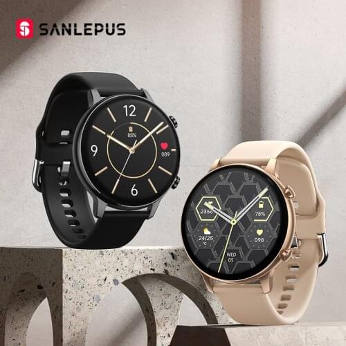 2021 NEW SANLEPUS Smart Watch Dial Call Smartwatch MP3 Music Men Women Waterproof Wristwatch For Android iOS Samsung Huawei