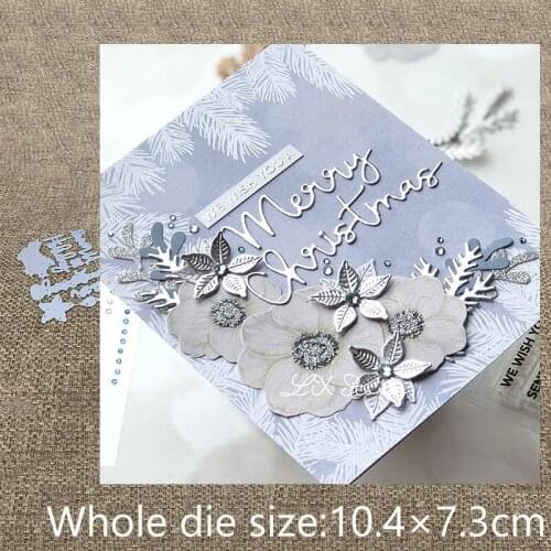 New Design Craft Metal die cuts Cutting Die letters flower decoration scrapbooking Album Paper Card Craft Embossing die cuts
