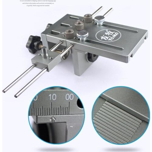 Deluxe Type Precision Dowel 3 In 1 Hole Jig Kit DIY Woodworking Hand Tool Set MD590