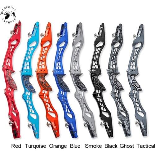 25inchs Bow Riser Archery Recurve Bow Handle Aluminum alloy ILF interface Wooden Handle Right Hand for Outdoor Hunting Shooting