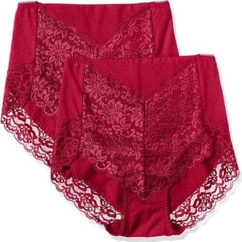 RUIN P1903 M-XXXL Womens Intimates Panties Womens Underwear High-Rise Briefs Womens Cotton Panties