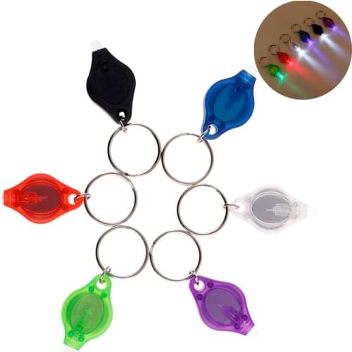 Backpack Light Lamp Portable Keyring Light Torch Key Emergency Camping Mini LED Flashlight Keychain