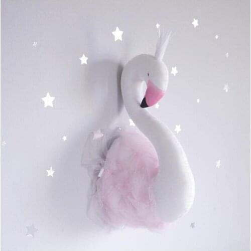 Nordic Style Cute Swan Stuffed Dolls Child Baby Room Decoration Photo Props For Weddings Decor Dolls Newborn Baby Toys Gifts
