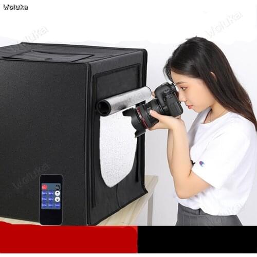 LED small studio Mini photo photography box professional 50cm indoor still life shooting flexo box set CD50 T07