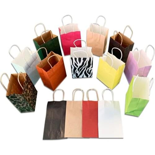 Kraft paper packaging Solid color коробка упаковка gift bag jewelry candy bag пакеты для печенья пакетики для упаковки 10pcs