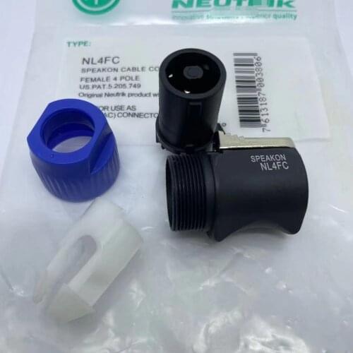 40PCS/LOT FOR NEUTRIK NL4FC Speakon Male Plug+4 Pin Powercon Female Panel Mount Professional Power Plug Jack Socket Connector