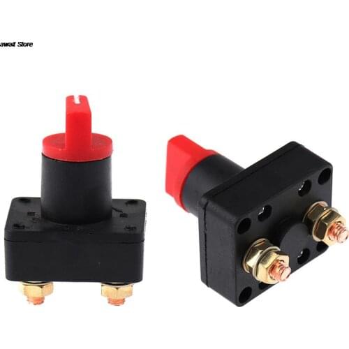 Car Master Battery Isolator Disconnect Rotary Cut Off Power Kill Switch ON/OFF 12V 100A Battery Disconnect Kill Selector Switch