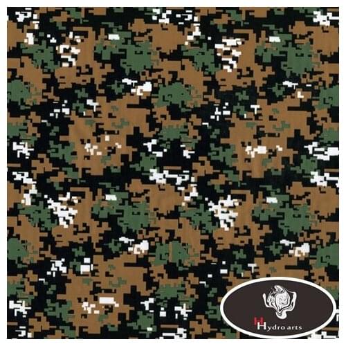 Free shipping!Digital Camo Hydrographic Film Water Transfer Printing Film 0.5M*10M Aqva Print Film HFC005