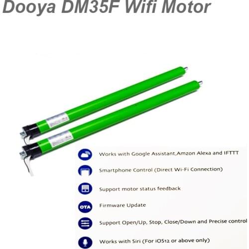 Dooya Tubular Motor DM35F wifi APP 120V 230V Alexa Google home control For Motorized Rolling Blinds