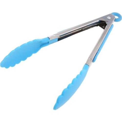 BBQ Tools Barbecue Cooking Tools BBQ Grill Utensils Outdoor Plastic Silicone Stainless Steel Tongs Kitchen Gadgets