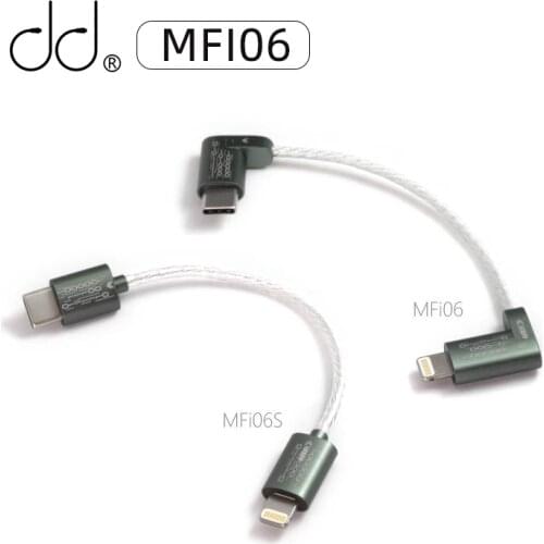 DD ddHiFi MFi06 MFI06S Lightning to USB TypeC Data Cable to Connect iOS devices with USB-C Audio Devices