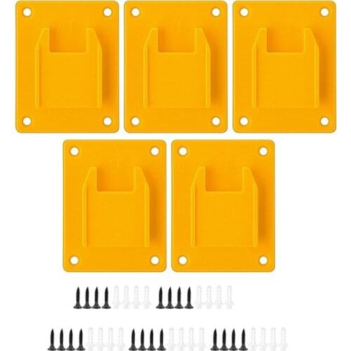 5 Pieces Tool Mount Compatible With Dewalt 20V, 12V Drill, Also Compatible With M18 Tool Holder