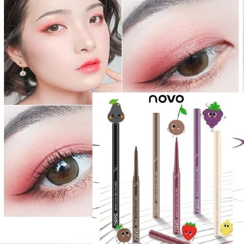 Hot!6 Color Gel Eyeliner Pen Long-lasting Waterproof Sweat-proof No Smudging Sexy Eye Makeup Eyeliner TSLM1