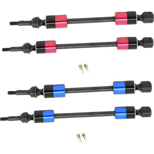 CNC Metal RC Car Universal CVD Drive Shafts for 1/10 Scale T-Maxx RC Off-Road Rock Crawler Climbing Car Model Replacement Parts