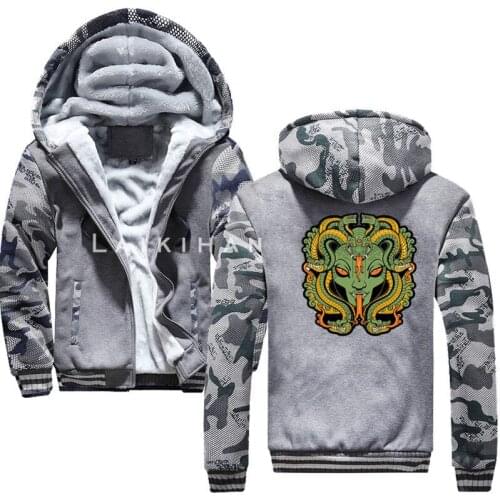 Japanese Monster HOT deals Design printed male hoody men Monster men thick hoodies men casual funny 5XL