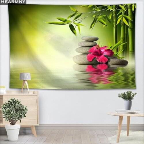 Zen Stone Wall Hanging Decor Christmas Wall Tapestry Show Piece For Home Decoration Camping Tent Travel Sleeping Pad