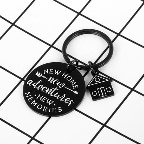 2021 Housewarming Gifts New Home New Adventure Couples Keychain New Home Gift Ideas Husband Wife Christmas Gifts