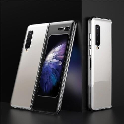 NEW PC Frosted Matte Flip Case Shockproof Phone Cover for Samsung Galaxy Fold Phone Accessories Ultra-slim Full Protection Shell