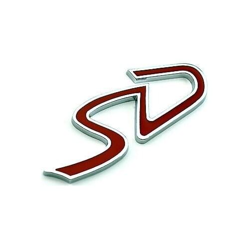 1X SD badge car Sticker Car Tailgate Boot Rear Emblem S SD F55 F56 Car Styling