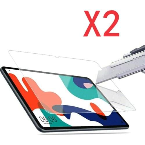 2pcs Tempered Glass for Huawei Matepad 10.4 Inch BAH3-W09 AL00 Tablet 9H HD Screen Protector Ultra Clear Protective Film