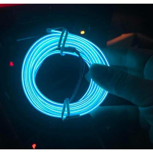 3m Car Interior Accessories Cold Light LED Atmosphere Light Bar for Toyota Camry Corolla RAV4 Yaris Highlander/Land Cruiser/PRAD