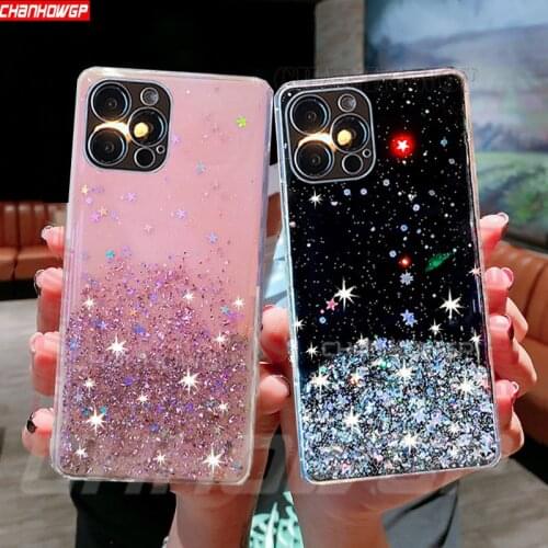 For iPhone 11 12 Pro Max 12mini SE 2020 Case Glitter Bling Soft TPU Cover For iPhone X XR 11 XS Max 7 8 6 6s Plus Phone Cases