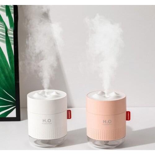 ELOOLE 500 ML USB Portable Desktop Night Light Air Humidifier Auto Shut-Off Two Adjustable Spray Modes For Room Home Car Office