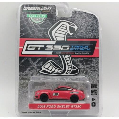 GreenLight 1:64 2016 FORD SHELBY GT350 Alloy model car Metal toys for childen kids diecast gift