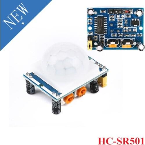 HC-SR501 Adjust IR Pyroelectric Infrared PIR Human Motion Sensor Detector Module DC 5V - 20V