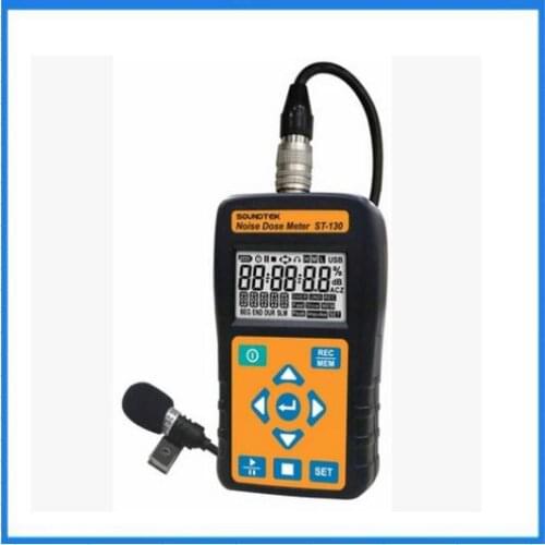 Sound Level Meter Noise Dose Built-in OSHA MSHA DOD ACGIH ISO85 ISO90 USB