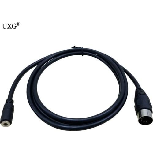 DIN to 3.5mm Cable 50CM 5 Pin DIN Plug Male to 3.5MM Female SmartPhone AUX Headphone Stereo Jack Adapter Input Cable 0.5m 1.5m