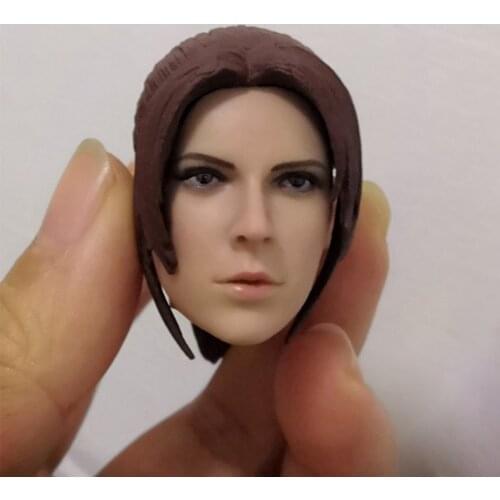 1/6 scale Claire The zombie hunter Red hair Female Figure Head Sculpt Model F 12 "Action Figure Body In Stock