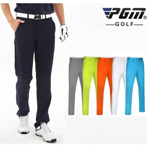 PGM Mens Golf Pant Clothes Waterproof Sports Golf Trousers Quick Dry Breathable Pants 4 Colors XXS-XXXL High Elastic Durable