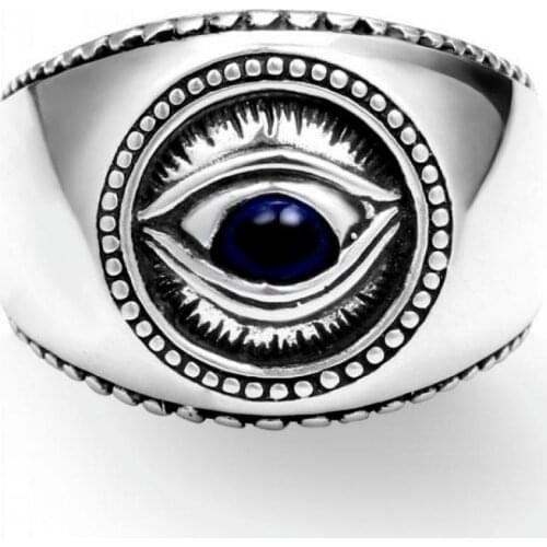 Fashion Personality Cool Demon Eye Ring Mens Trend Rock Hip Hop Party Jewelry