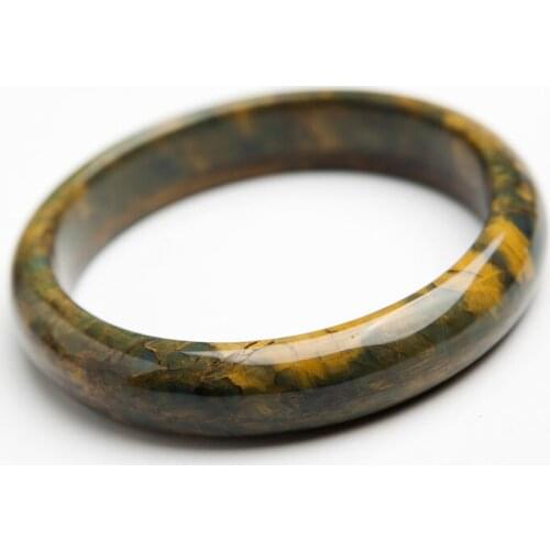 Natural Genuine Pietersite Crystal Round Fashion Bangle Inner Diameter 60mm Just One